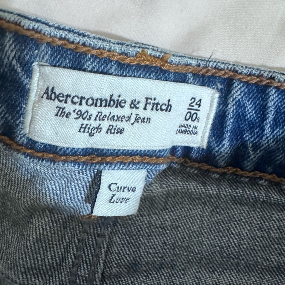 Abercrombie & Fitch Blue Flare Jeans - Picture 7 of 9